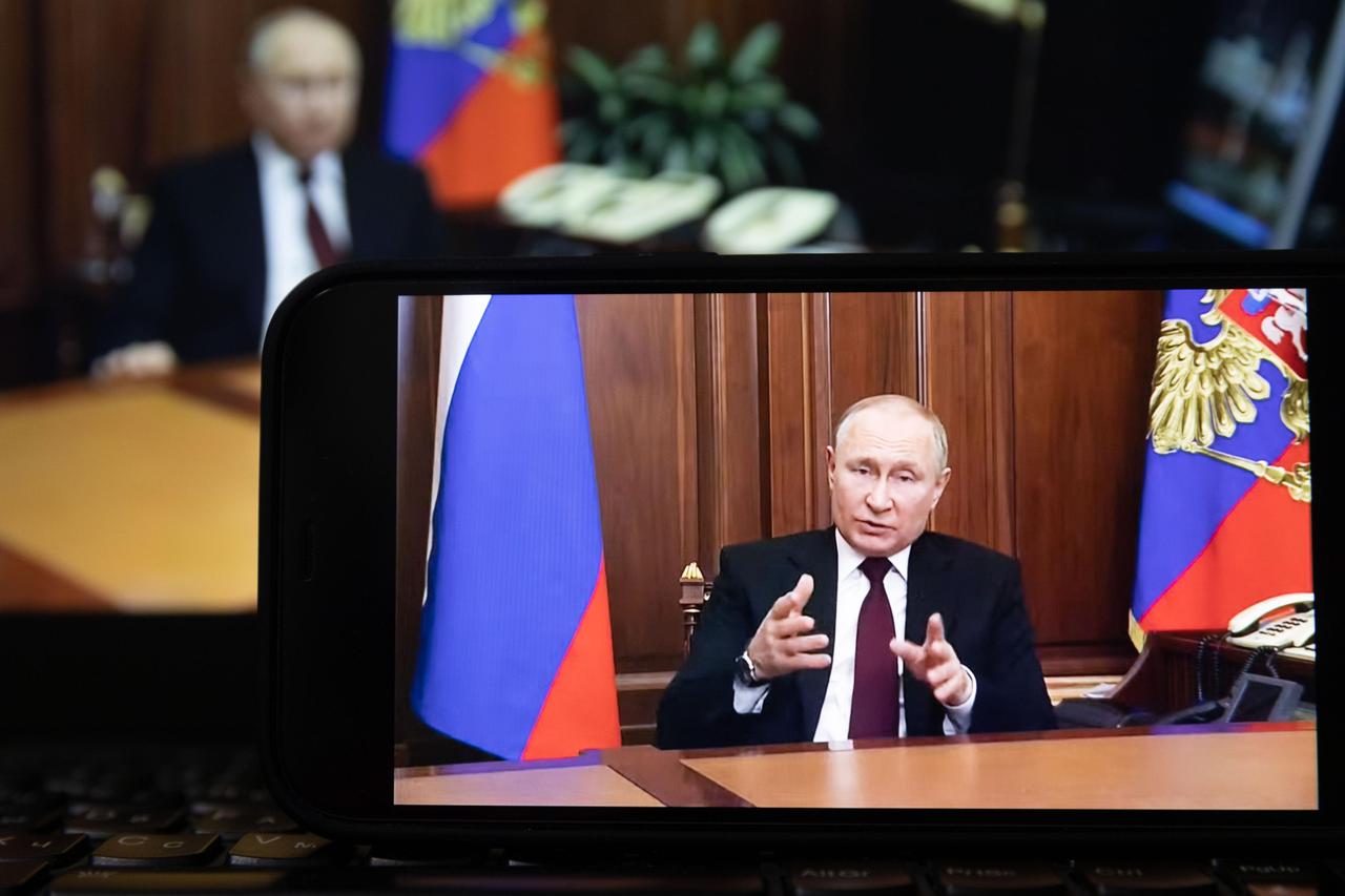 RUSSIA-MOSCOW-PUTIN-TELEVISED ADDRESS