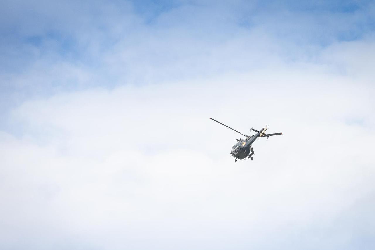 Posljednji let helikoptera Alouette III belgijske vojske u vojnoj bazi Koksijde