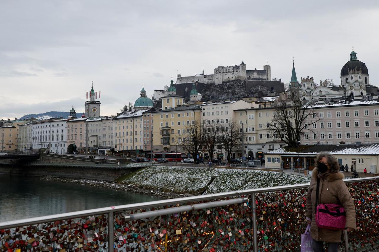 City of Salzburg during COVID-19 lockdown