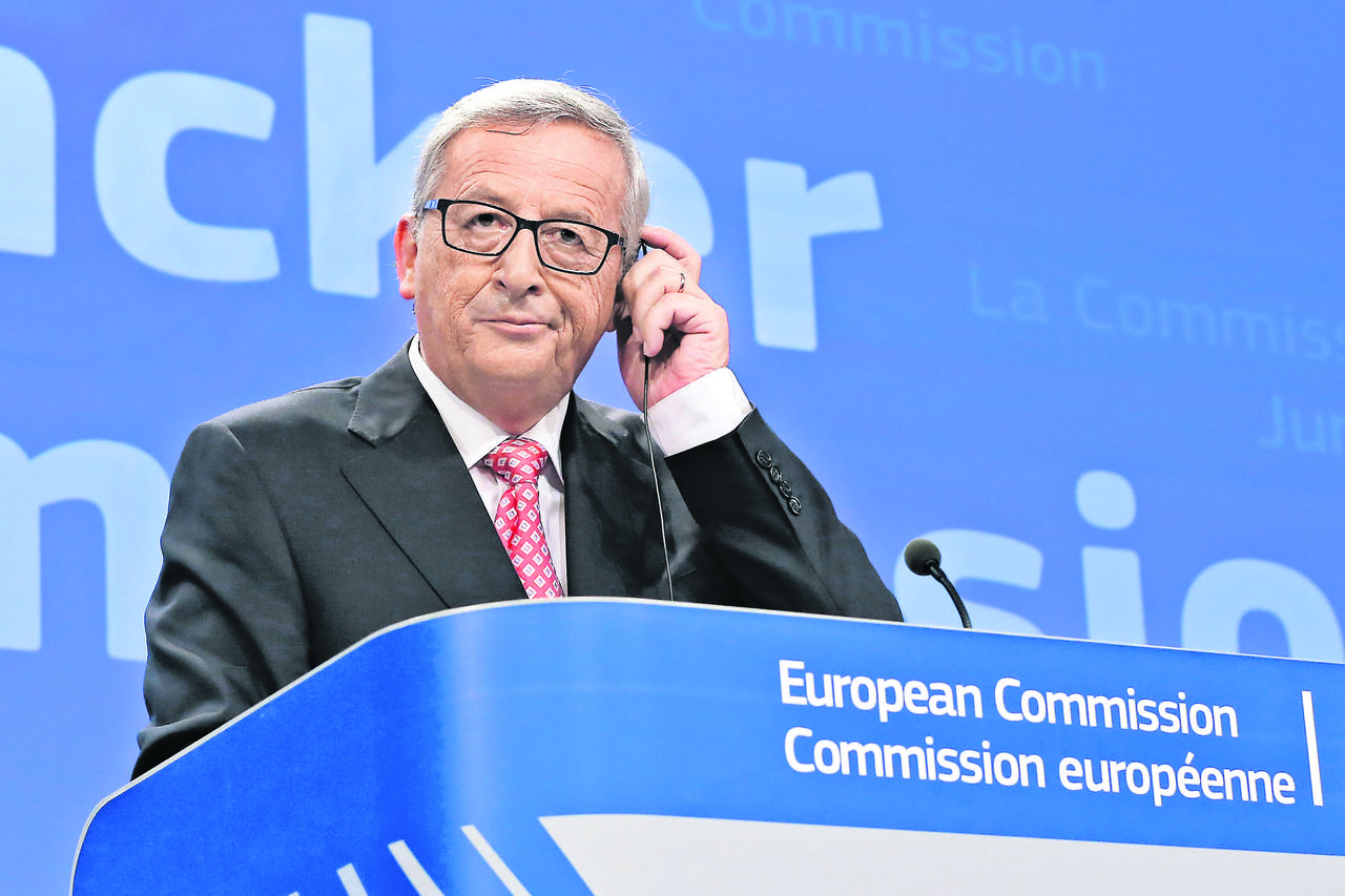 Jean-Claude Juncker, the incoming president of the European Commission (EC), presents the list of the European Commissioners and their jobs for the next five years, during a news conference at the EC headquarters in Brussels September 10, 2014. Juncker ha