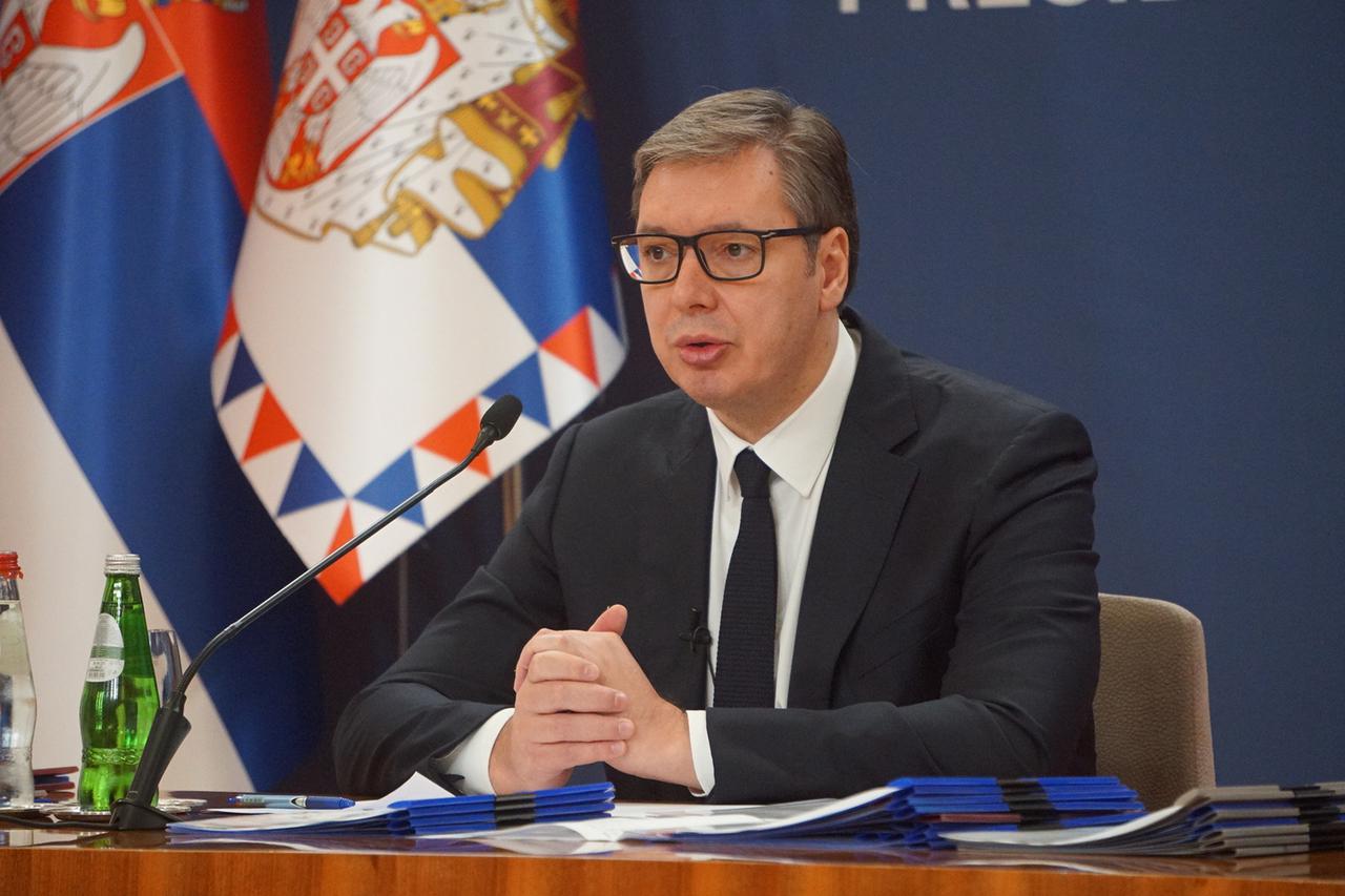 Beograd: Srpski predsjednik Aleksandar Vučić obratio se medijima nakon brojnih optužbi prema Hrvatskoj
