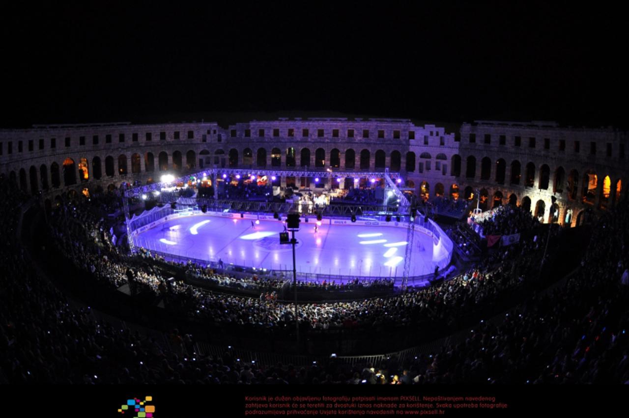 '16.09.2012., Pula - EBEL liga, Arena Ice Fever, Pula MMXI, KHL Medvescak Zagreb - UPC Vienna Capitals. Photo: Dusko Marusicj/PIXSELL'