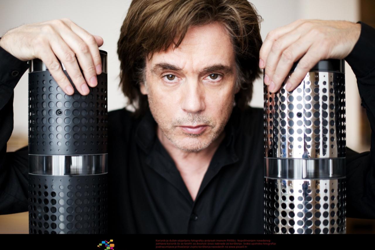 'Exklusive: Jean Michel Jarre photographed in his Paris appartement on 17 May 2011'