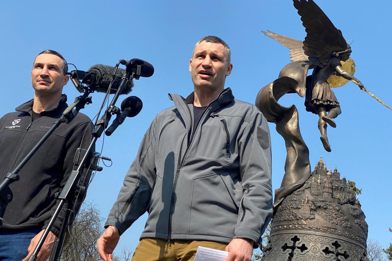 Kyiv mayor Klitschko holds press conference in Kyiv