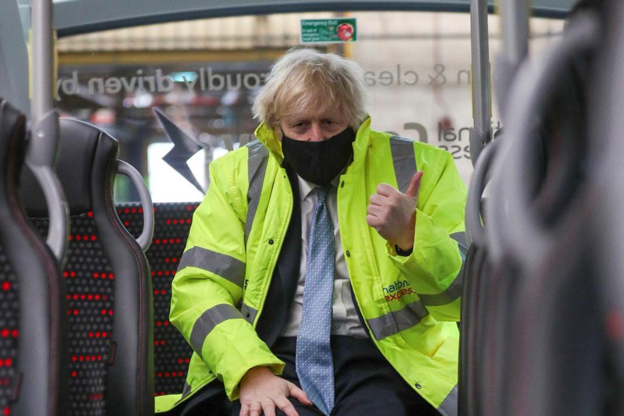 Boris Johnson visits National Express Coventry