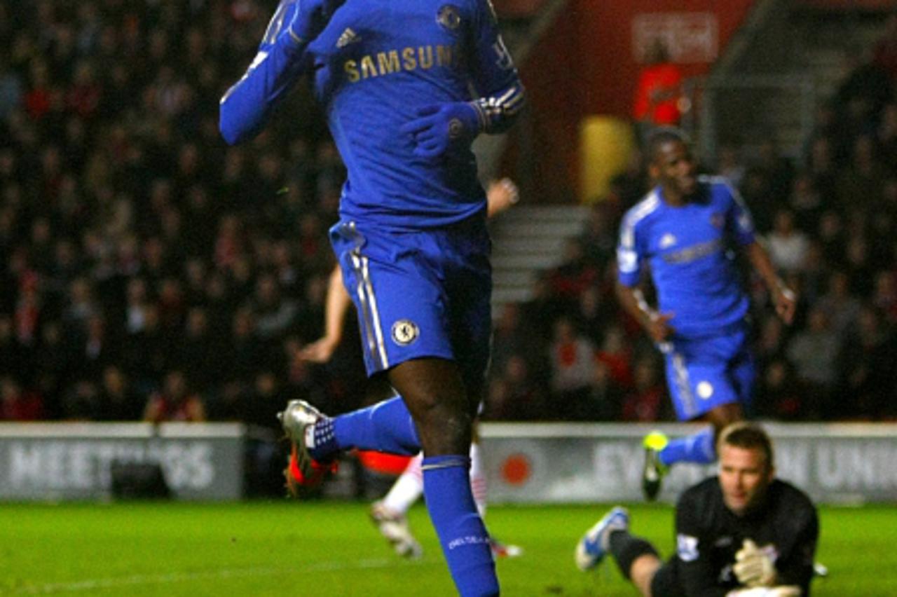 'Chelsea's Demba Ba celebrates scoring his side's fourth goal of the gamePhoto: Press Association/PIXSELL'