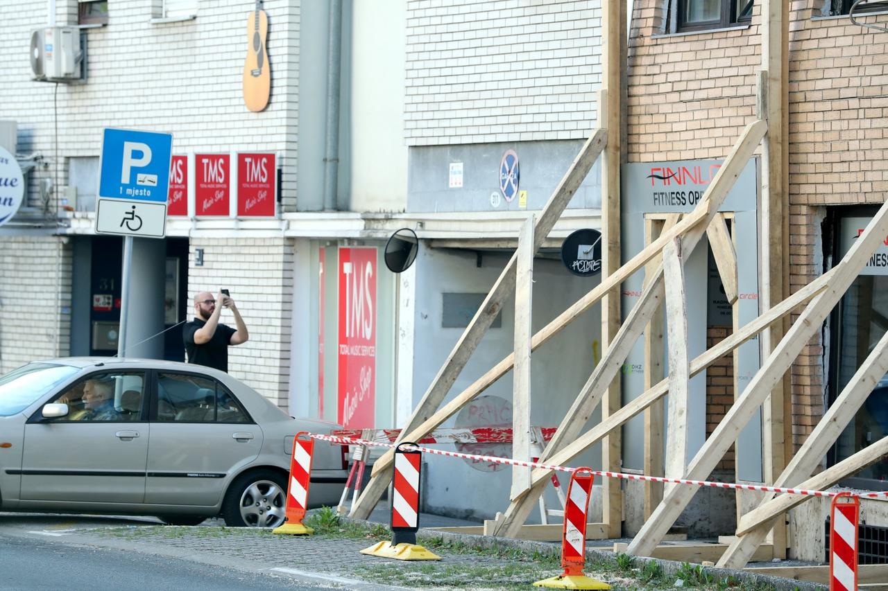 Urušavanje zgrade u Kranjčevićevoj