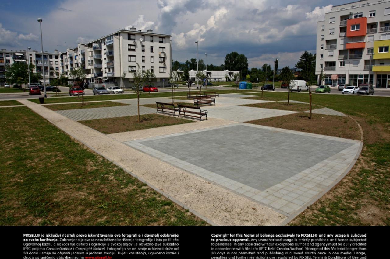 '31.05.2012., Zagreb - Spomenik braniteljima u sklopu parka, u naselju Laniste. Photo: Igor Kralj/PIXSELL'