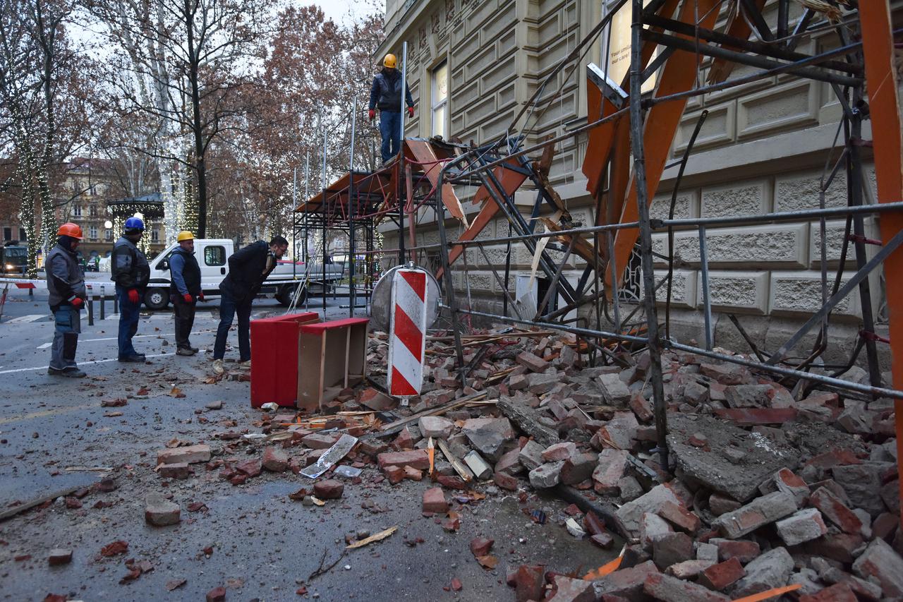 Zagreb: Saniranje štete nakon jučerašnjeg potresa