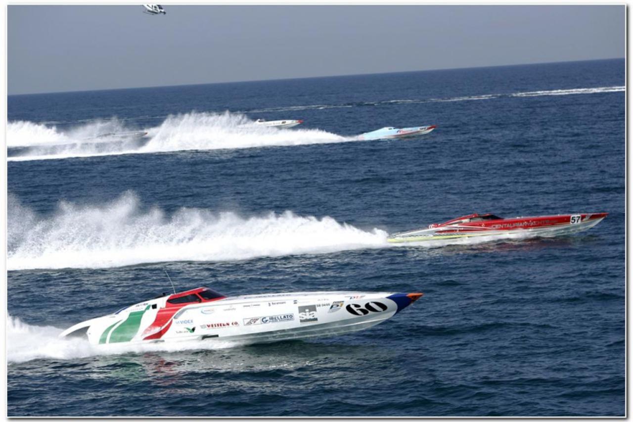 '2008 Powerboat P1 Championship. 9th-11th May. San Benedetto del Tronto, Italy. Marco Pennesi/Giampaolo Montavoci, Metamarine Corse - Veneta Marina Racing-Boat 60 and Frank Van Hemelaer/Nico Huybens, 