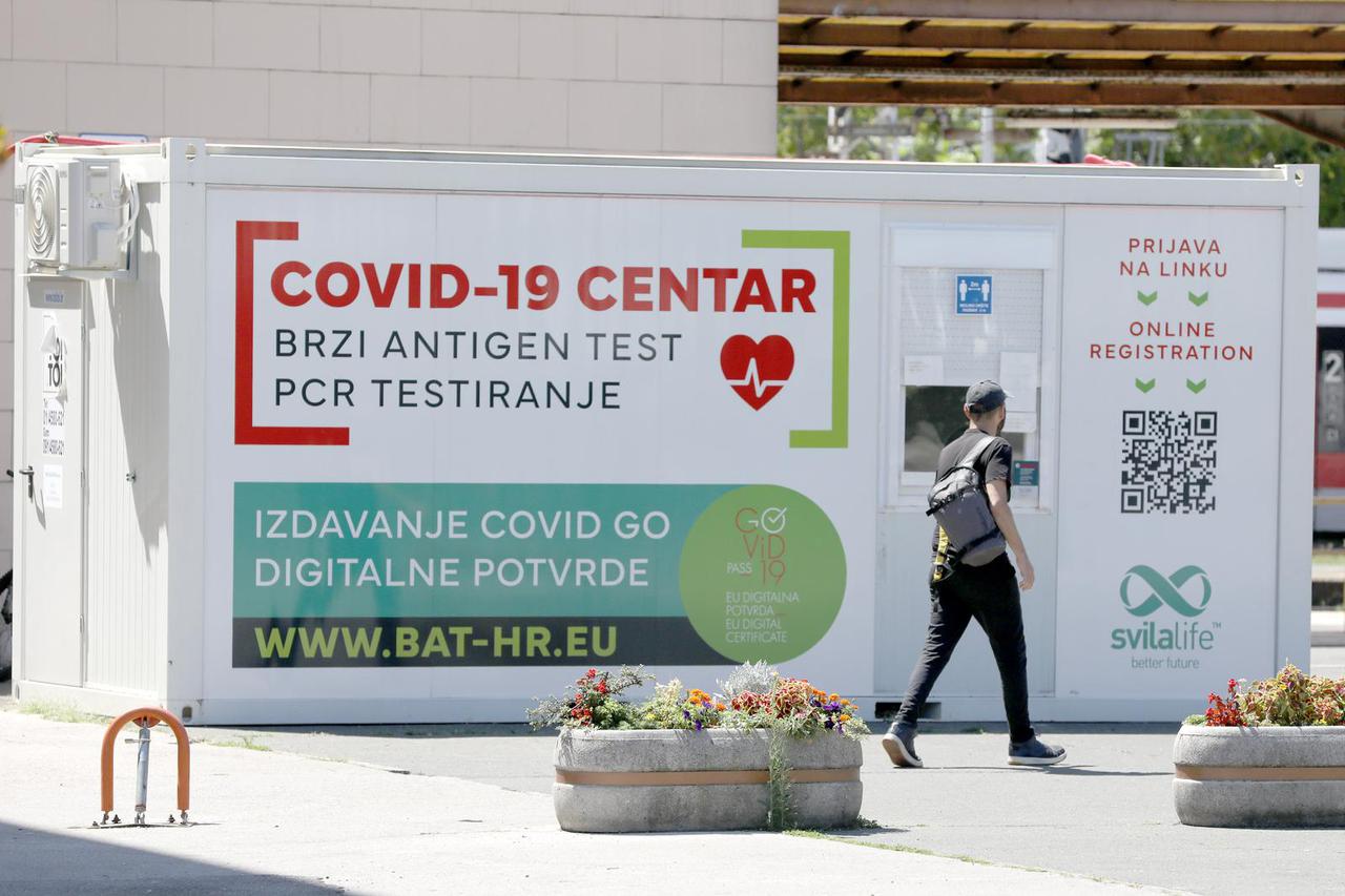Zagreb: Zatvoreni centar za brzo testiranje na Covid-19 