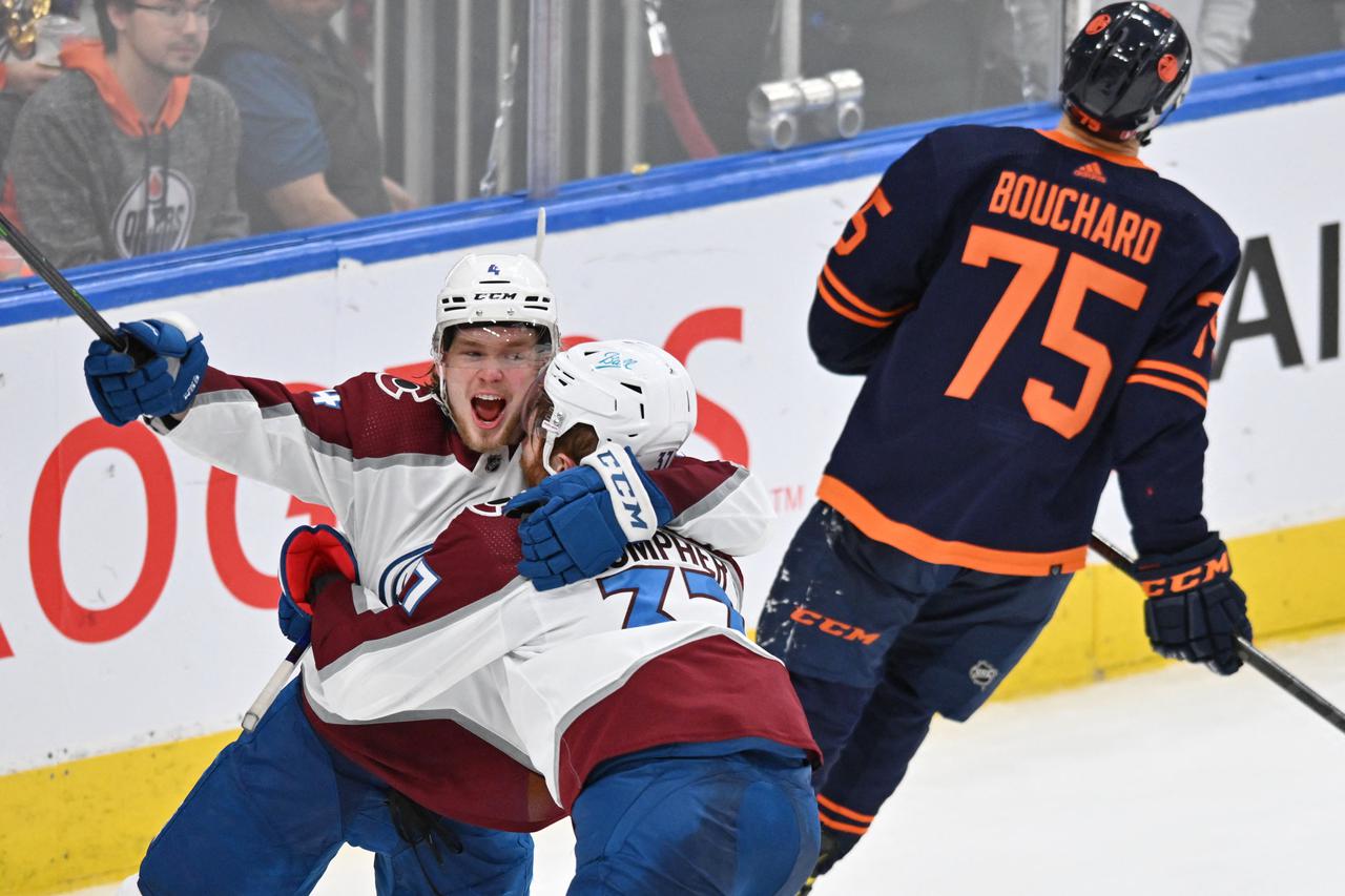 NHL: Stanley Cup Playoffs-Colorado Avalanche at Edmonton Oilers