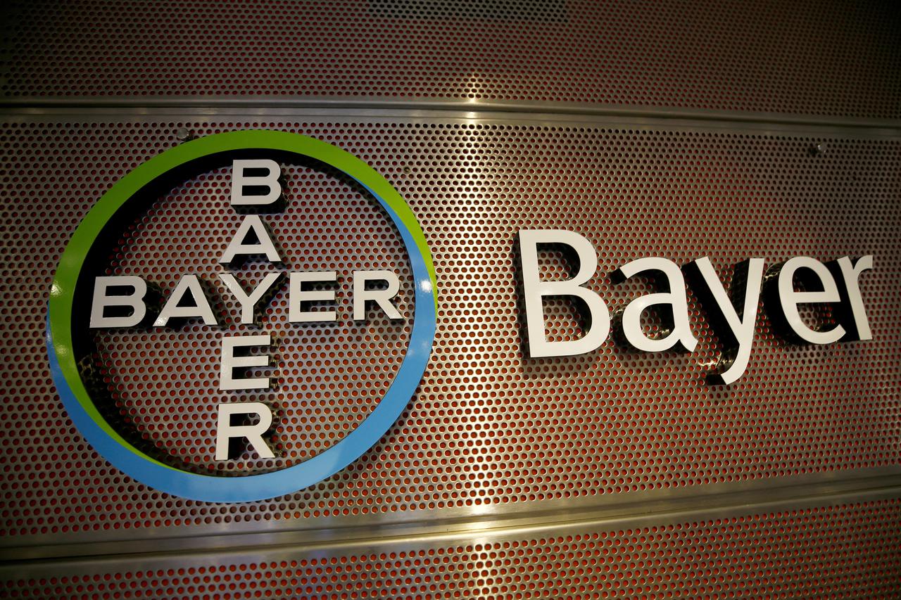 FILE PHOTO: FILE PHOTO: Logo of German drugmaker Bayer AG