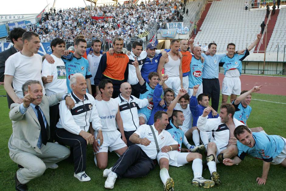 ARHIVA - Split: Rijeka osvojila Hrvatski kup 2005. godine, prvi trofej nakon 26 godina