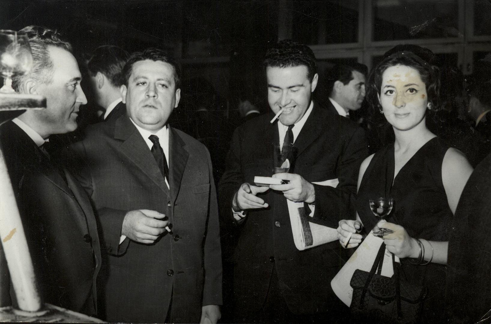 S Večernjakovim legendama Pavlom Cajzekom, Denom Jelinićem i Zlatkom Franjićem 1966.