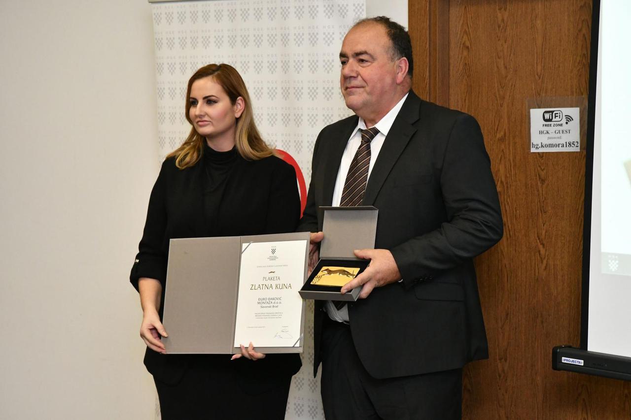 Slavonski Brod: Dodjela nagrada Zlatna kuna najuspješnijim županijskim tvrtkama
