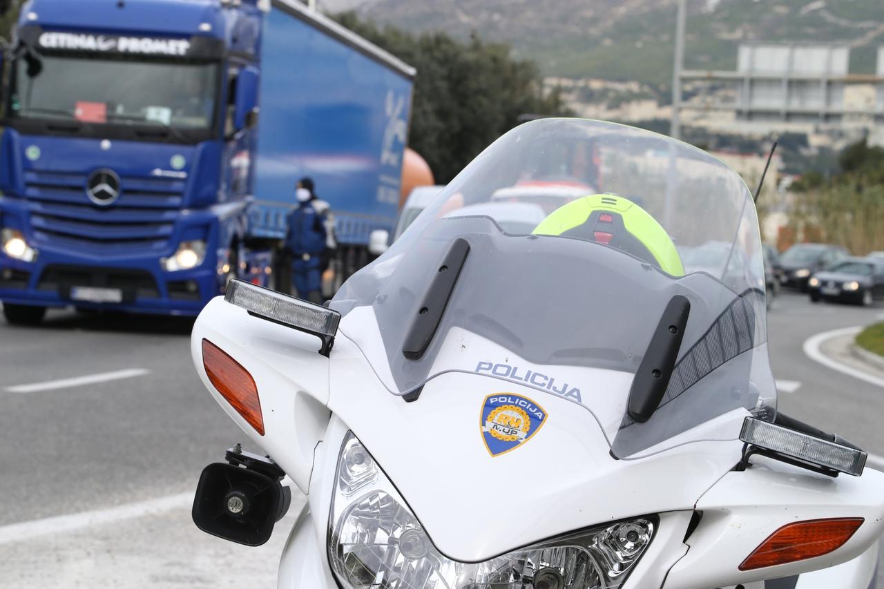 Policijska kontrola u Splitu