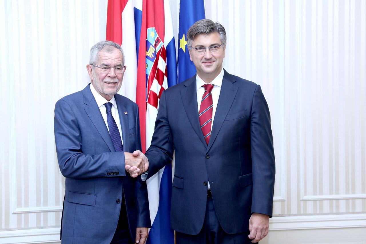 Plenković se sastao s predsjednikom Republike Austrije Alexanderom Van der Bellenom