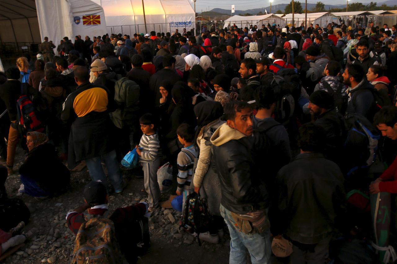 migranti, Makedonija