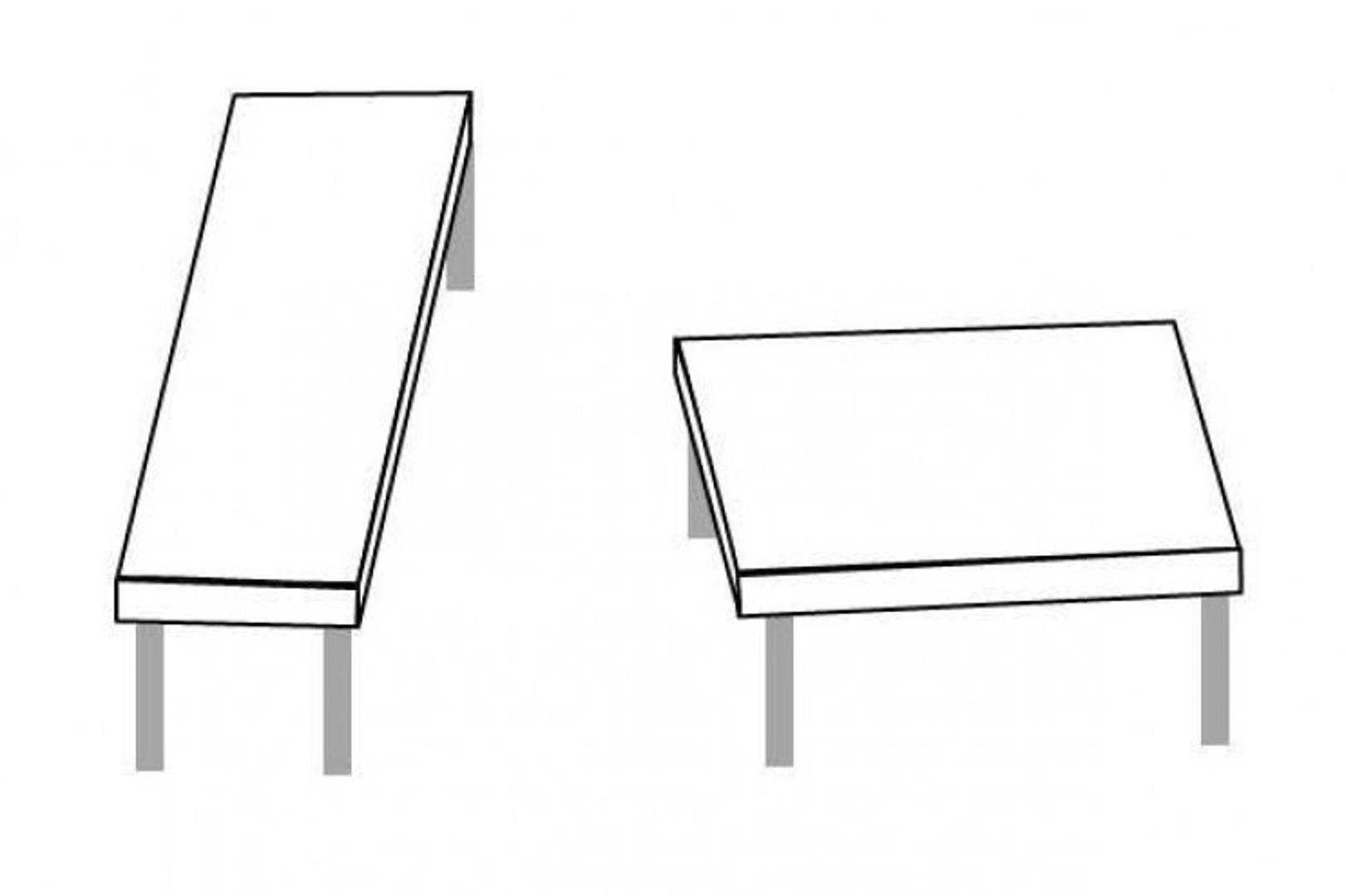 Shepardovi stolovi još su jedan zabavan primjer trikova optičke iluzije. Mislili ste da je riječ o stolovim različitih veličina?  Pogrešno - zapravo su iste veličine, ali u različitim orijentacijama.