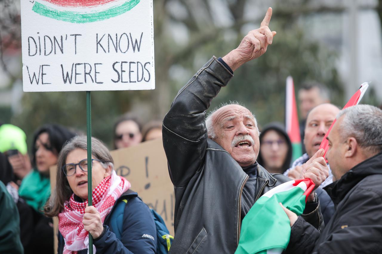 Zagreb: Prosvjed Inicijative za slobodnu Palestinu 