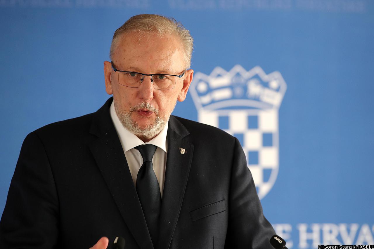 Zagreb: Izjava ministra Davora Božinovića nakon sjednice Vlade