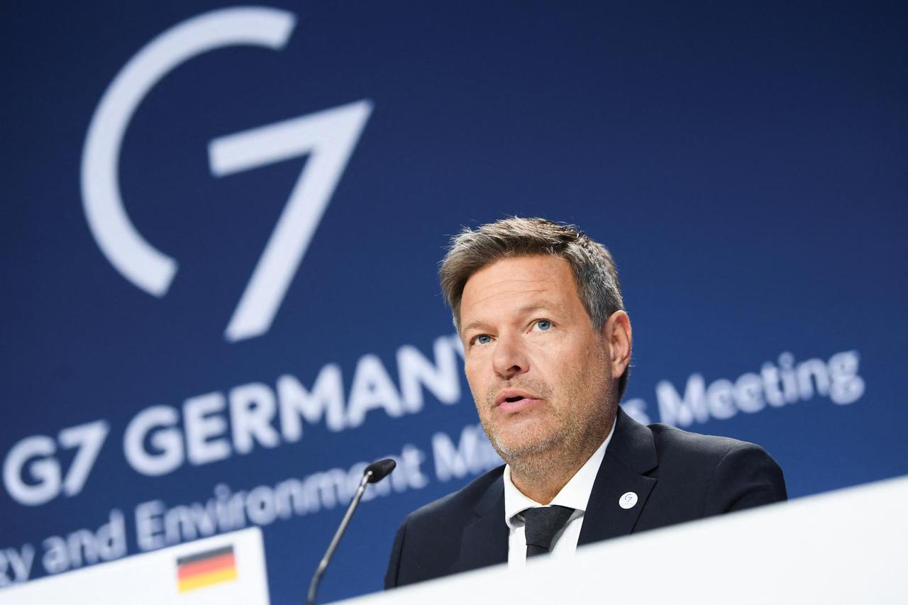German Economy and Climate Minister Habeck and Environment Minister Steffi Lemke hold news conference after G7 Climate Conference