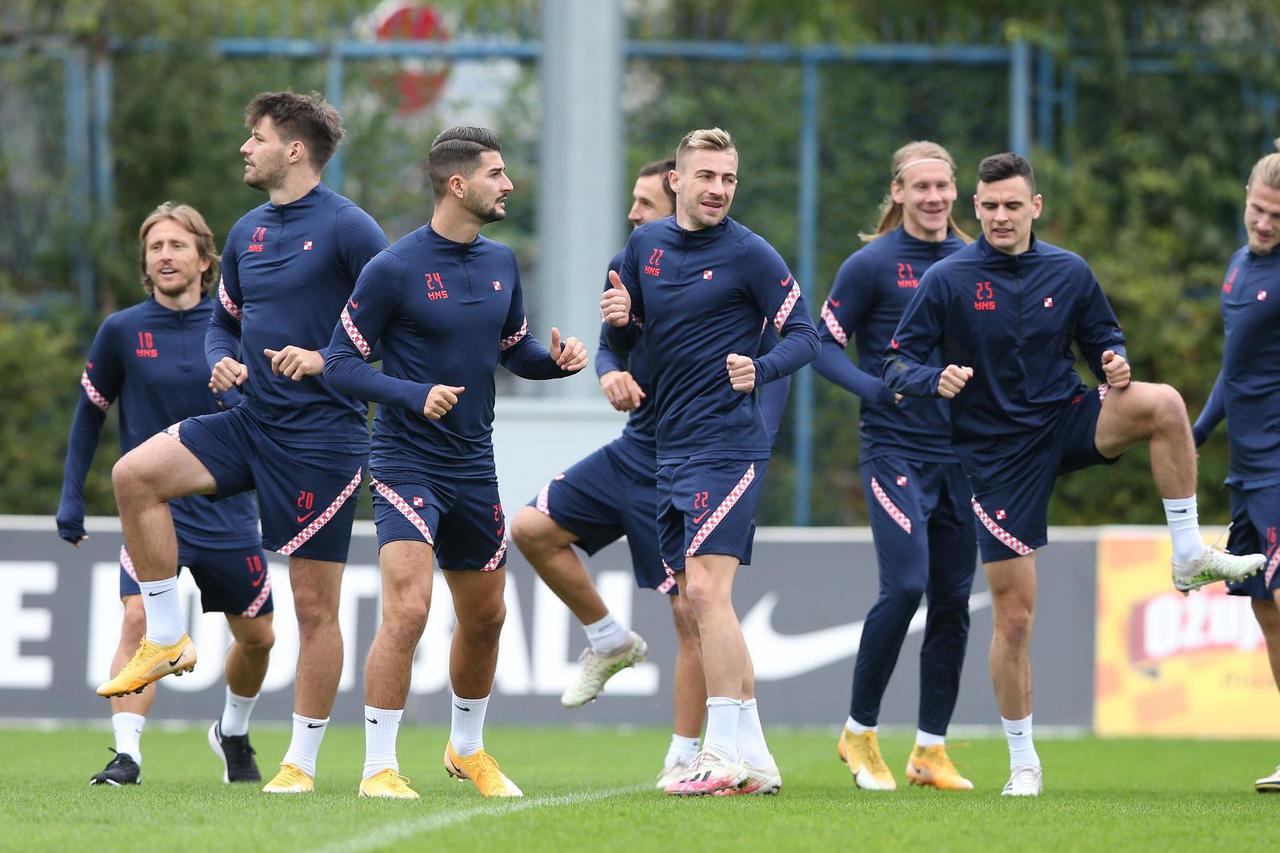 Zagreb: Trening hrvatske nogometne reprezentacije uoči utakmice s Francuskom u Ligi nacija