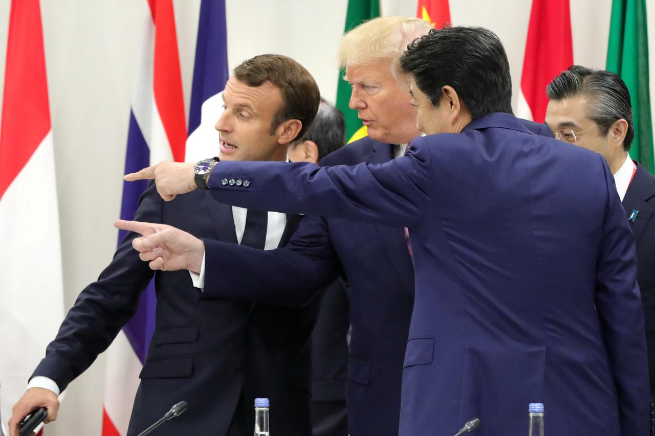 Macron, Trump i Abe