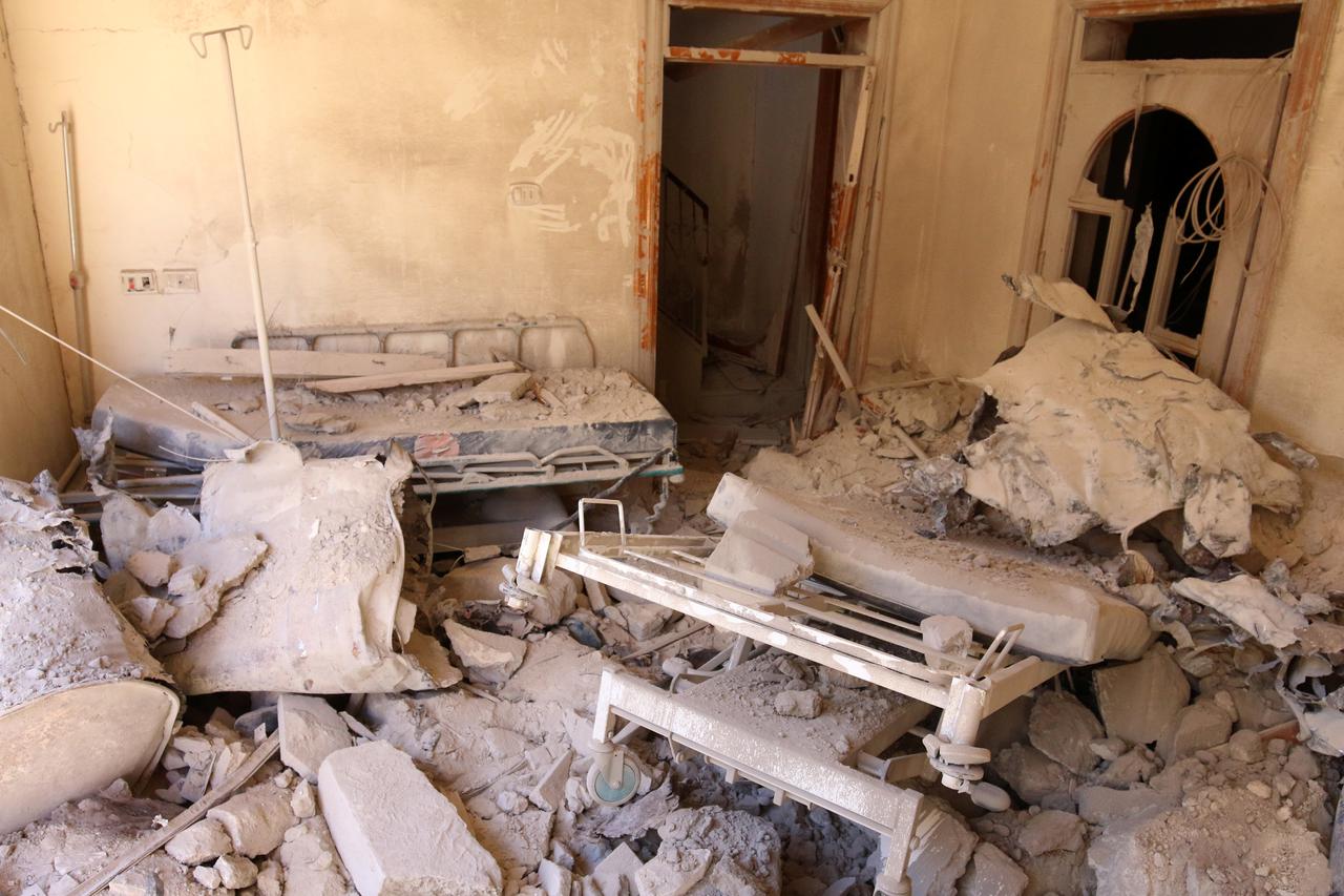 alep, bolnica, sirija, napad, bombardiranje