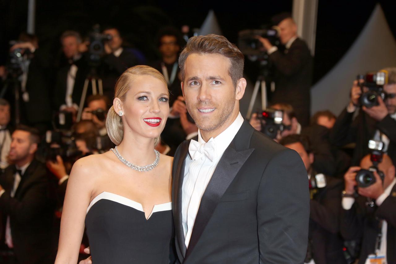 Ryan Reynolds and Blake Lively attend the premiere of 