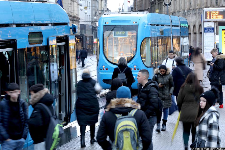 Zagreb: Kvar tramvaja u jutarnjoj špici je izazvao zastoj