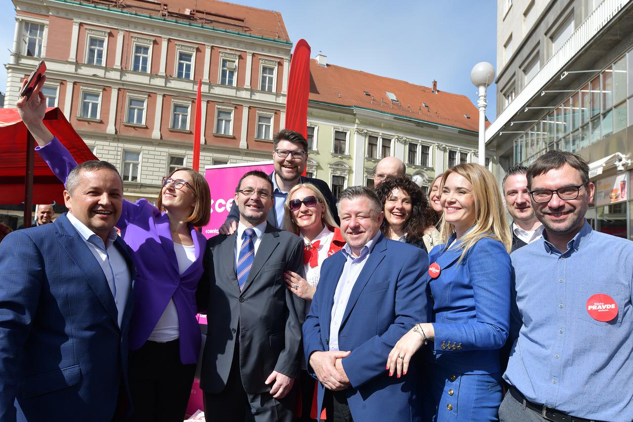 Zagreb: Predstavljanje kandidata i kandidatkinja koalicije Rijeke pravde iz I. izborne jedinice