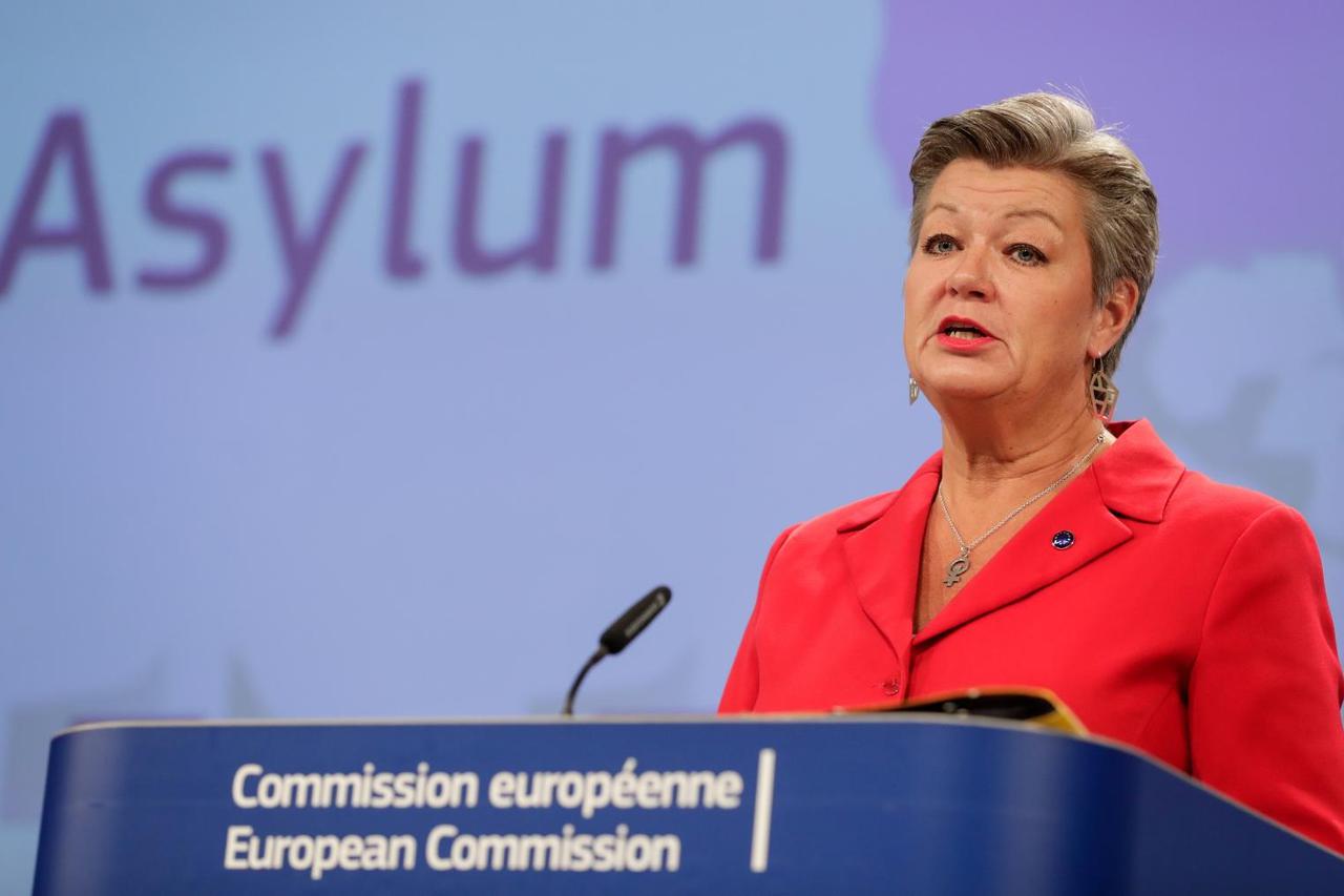New Pact for Migration and Asylum news conference in Brussels
