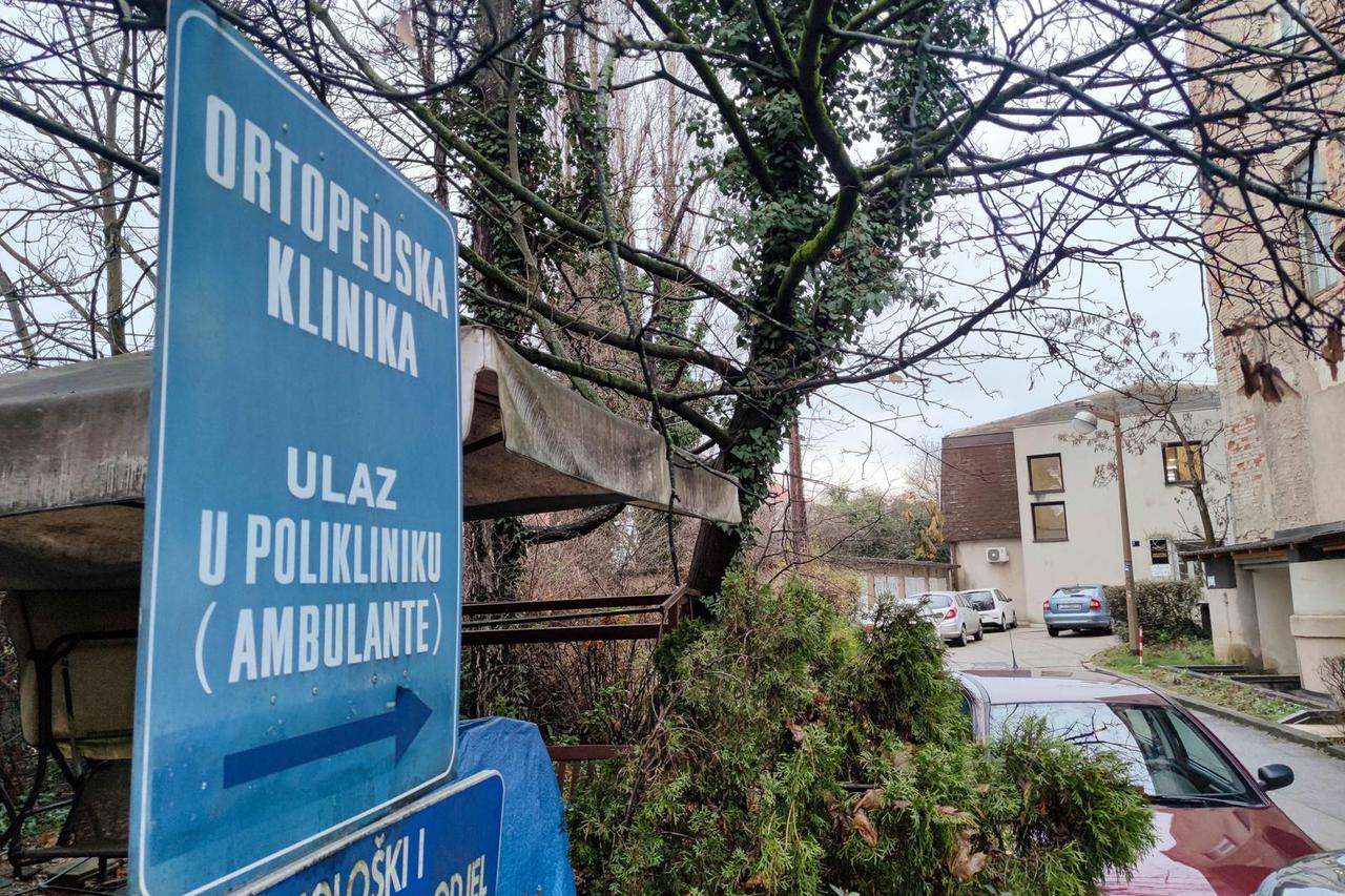 Zagreb: Poplava u Klinici za ortopediju na Šalati