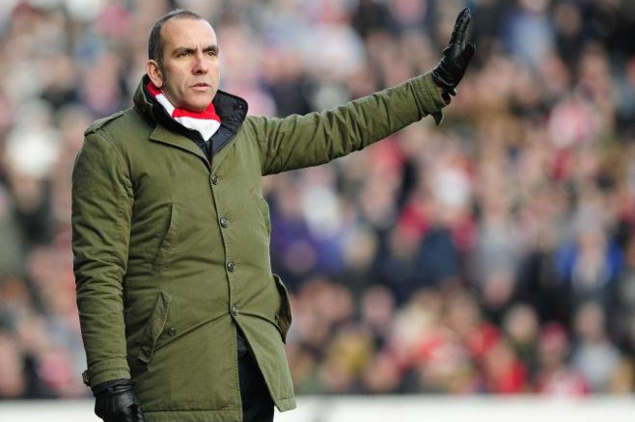 'Swindon Town manager Paulo di Canio during the FA Cup, Third Round match at The County Ground, Swindon.Photo: Press Association/PIXSELL'
