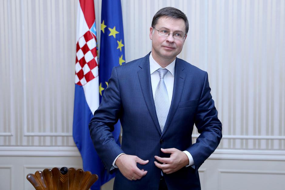 Valdis Dombrovskis u Zagrebu