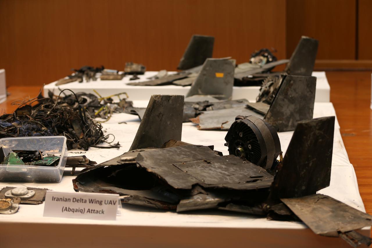 Saudijska Arabija pokazala ostatke dronova i projektila