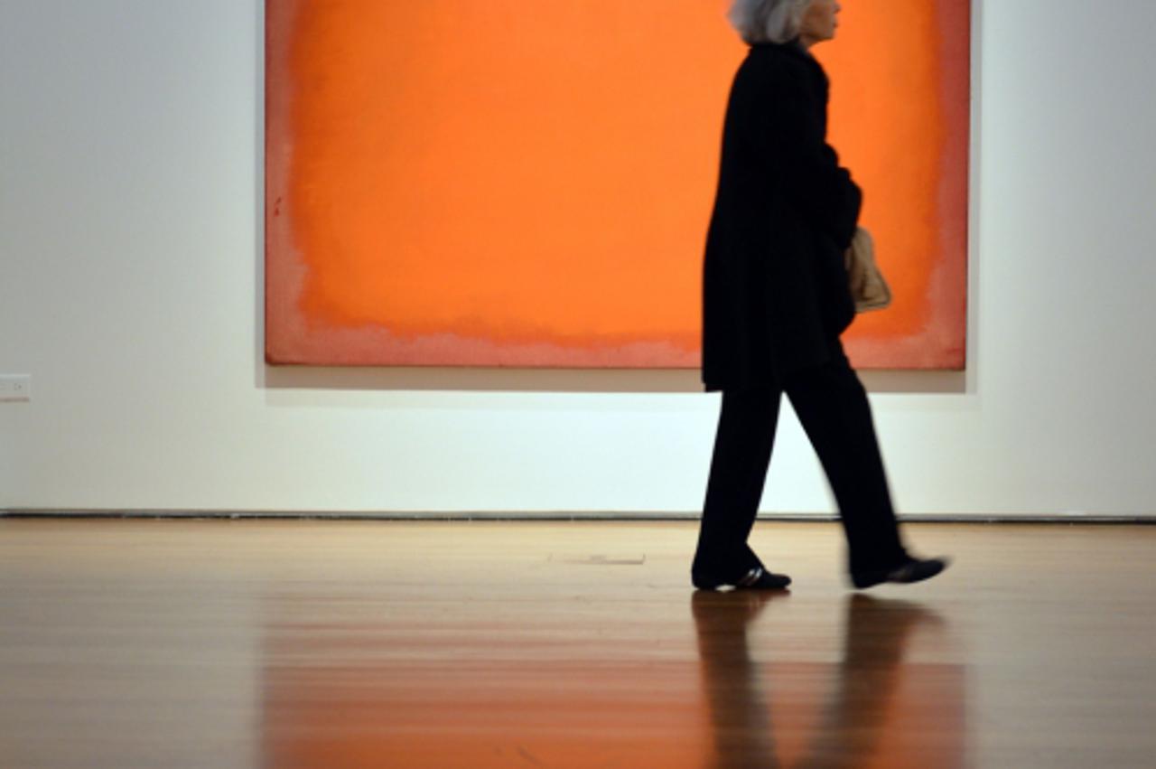 Orange, red, yellow, Mark Rothko