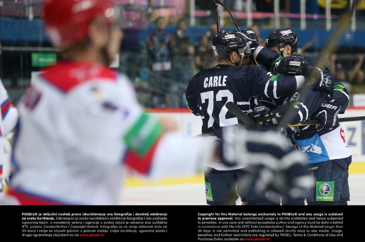 '06.09.2013., Dom sportova, Zagreb - 1. kolo kontinentalne hokejaske lige, KHL Medvescak - CSKA Moskva.  Photo: Igor Kralj/PIXSELL'