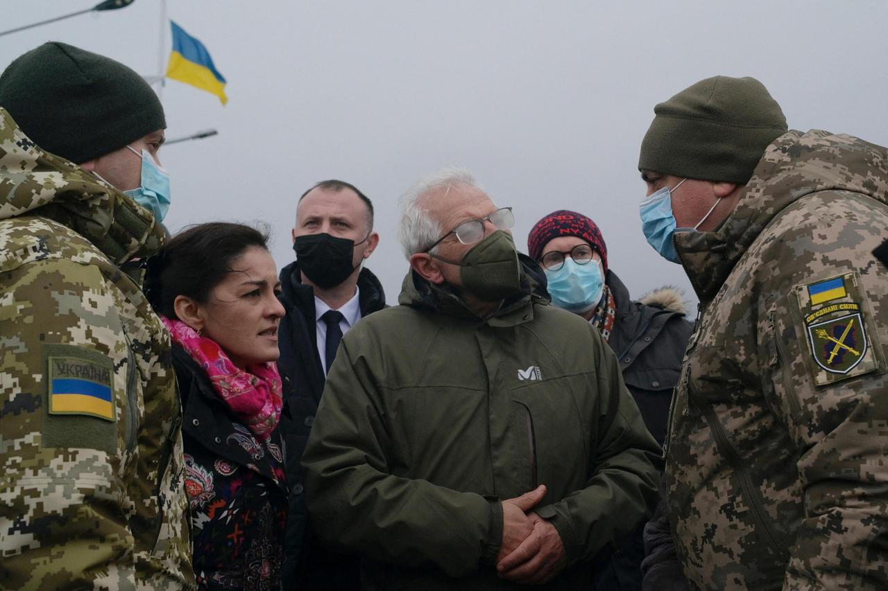 EU's foreign policy chief Josep Borrell visits Luhansk Region
