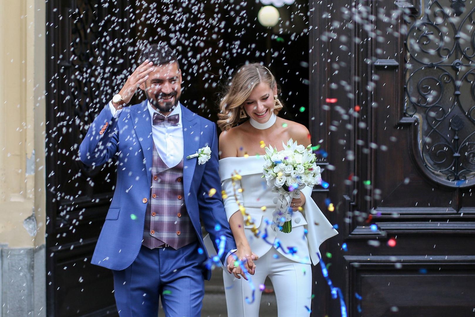 U Zagrebu su vjenčali osnivač Fashion.hr-a Vinko Filipić i bivša manekenka te direktorica marketinške agencije Sanela Seferagić 