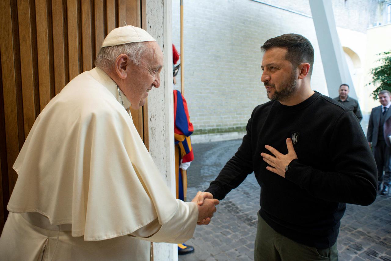 Papa i Zelenski u Vatikanu