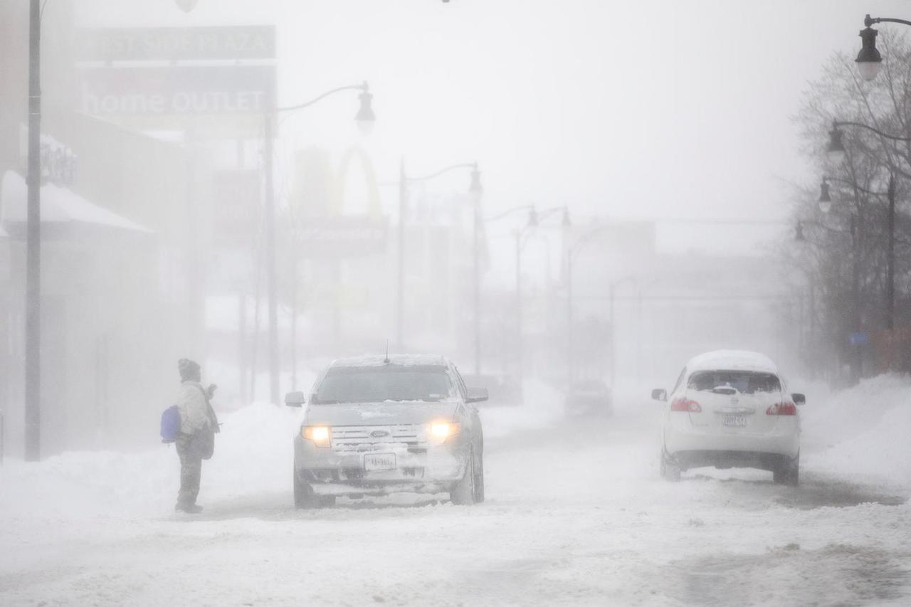 Snowstorm hits Buffalo New York