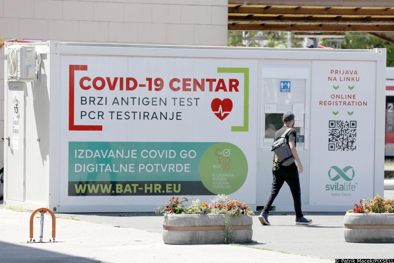 Zagreb: Zatvoreni centar za brzo testiranje na Covid-19