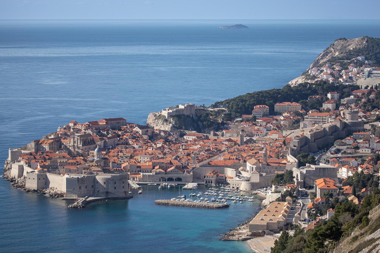 Pogled na Dubrovnik sa Srđa