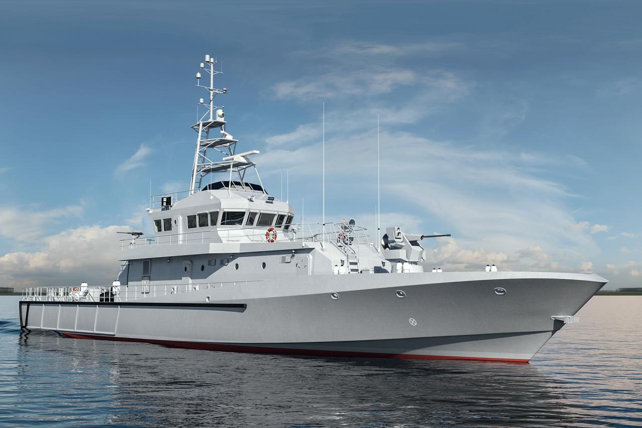 Brodosplit dovršava prototip obalno-ophodnog broda od 43 m za naručitelja HRM, a nudi ga i na svjetskom tržištu