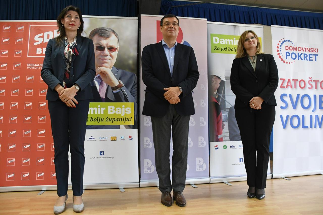 Bjelovar: Damir Bajs za 2. krug izbora okupio dodatne partnere, SDP i Domovinski pokret
