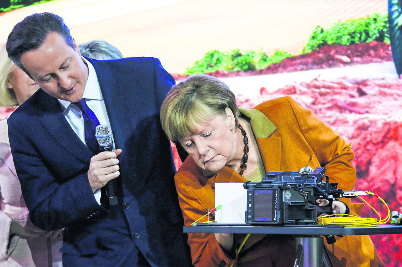 Merkel i Cameron