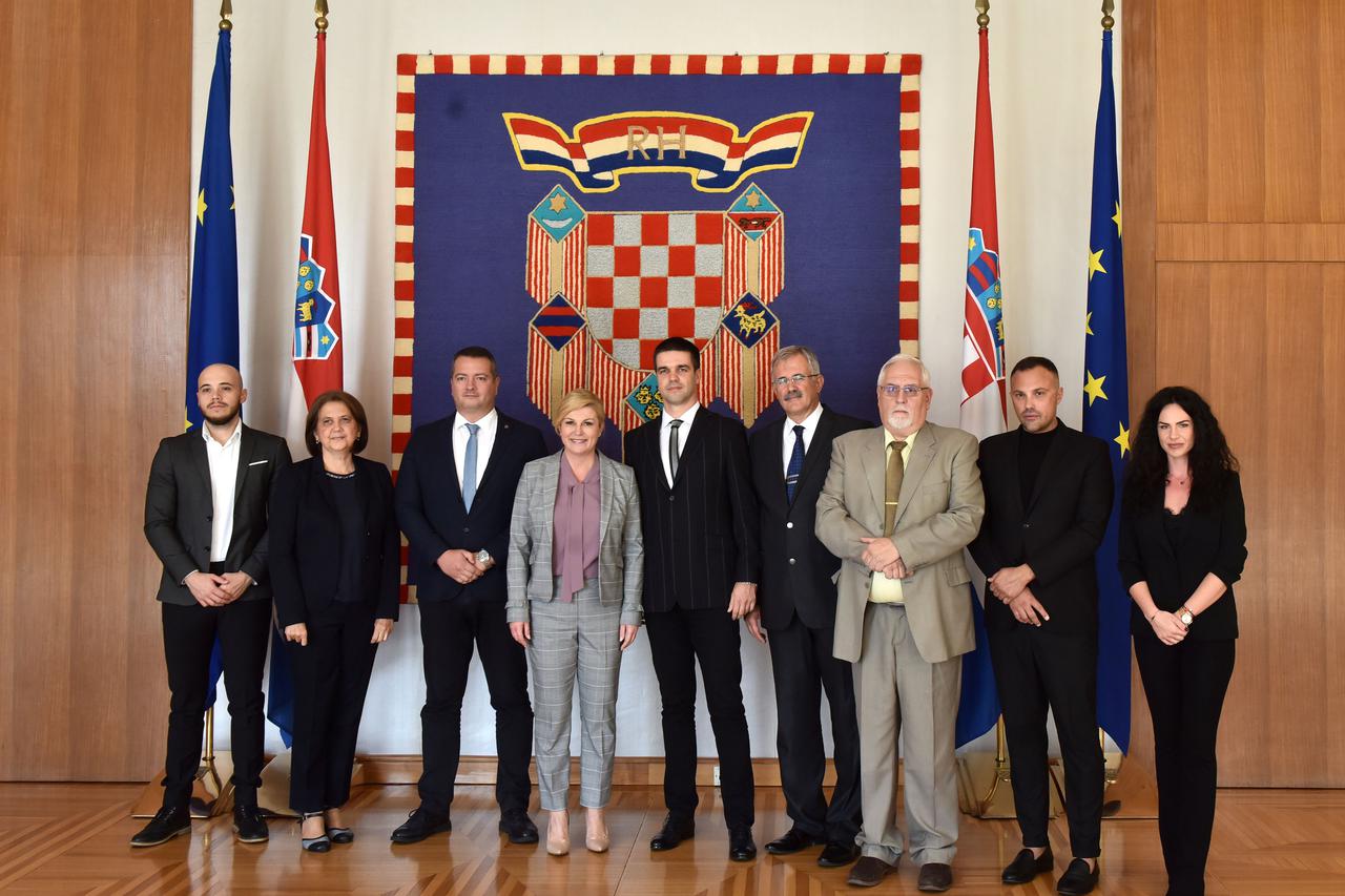 Predsjednica primila izaslanstvo projekta 'Putevima bokeljskih Hrvata'